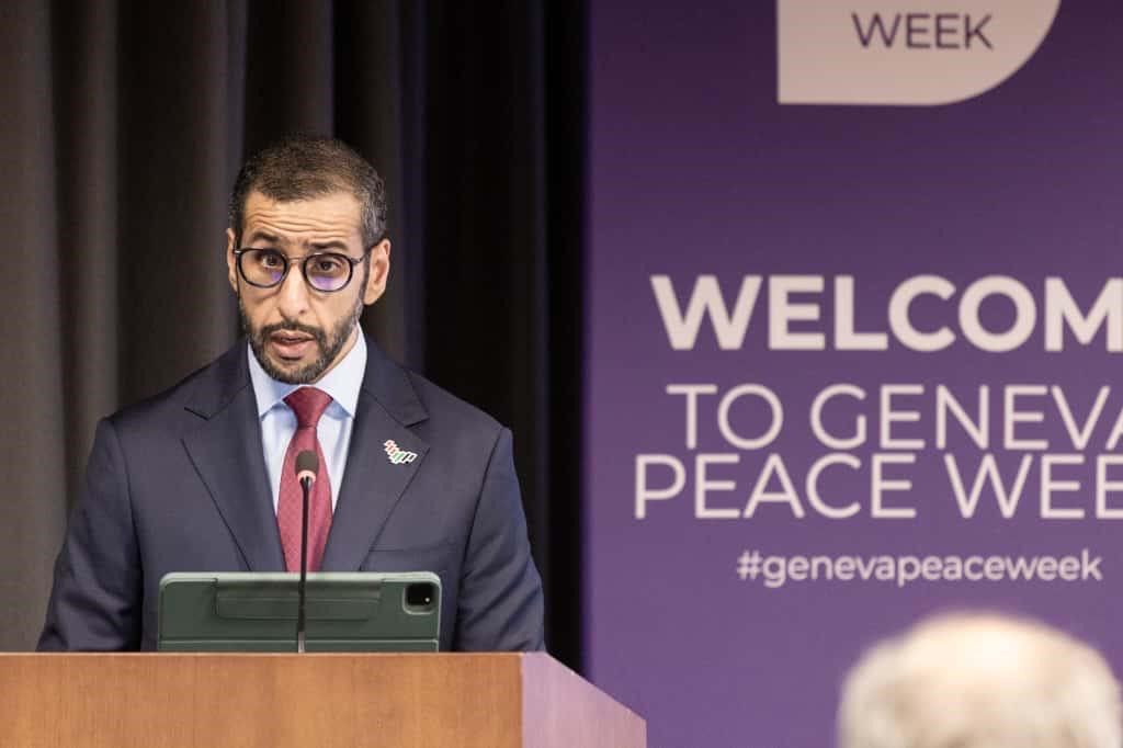 His Excellency Abdulla Balalaa, Assistant Minister of Foreign Affairs for Energy and Sustainability, led the UAE's participation in a series of high-level engagements in Geneva aimed at advancing global cooperation on water, climate resilience, and peacebuilding, as part of the UAE’s preparations to co-host the 2026 United Nations Water Conference.