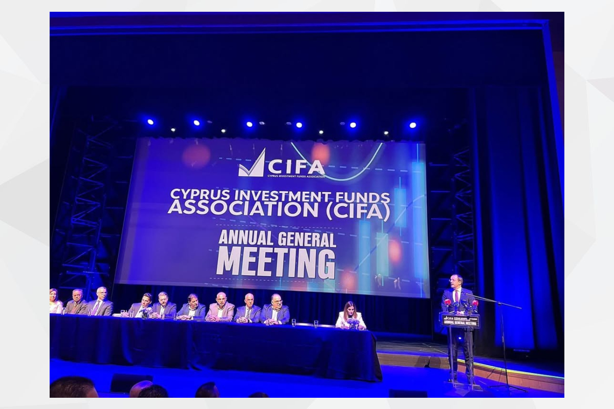 The UAE Embassy in Nicosia attended the Annual General Meeting of the Cyprus Investment Funds Association (CIFA). The event featured prominent speakers including H.E. Mr. Nikos Christodoulides, President of the Republic of Cyprus, and H.E. Mr. Makis Keravnos, Minister of Finance, highlighting the growth momentum of the Cypriot investment funds sector