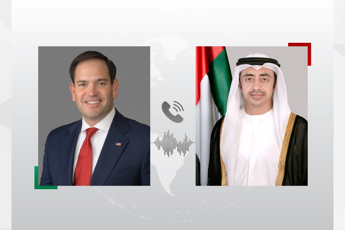 بحث سمو الشيخ عبدالله بن زايد آل نهيان نائب رئيس مجلس الوزراء وزير الخارجية، خلال اتصال هاتفي اليوم، مع معالي ماركو روبيو وزير خارجية الولايات المتحدة الأمريكية ، العلاقات الاستراتيجية بين البلدين الصديقين، وسبل تعزيزها في المجالات كافة بما يخدم مصالحهما المتبادلة.