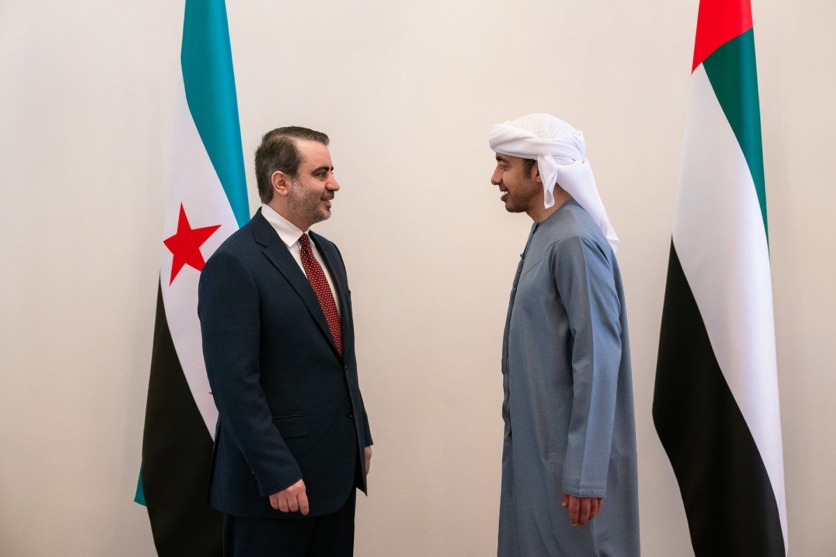 Abdullah bin Zayed receives Syrian Foreign Minister