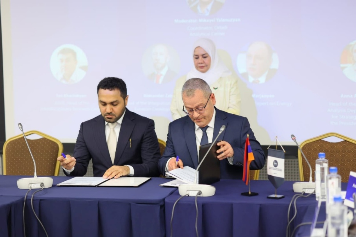 ՀՀ-ում ԱՄԷ դեսպան Ն.Գ. դոկտոր Նարիման Ալ Մուլլան ներկա է գտնվել ԱՄԷ Ռազմավարկան ուսումնասիրությունների եւ հետազոտական կենտրոնի եւ ՀՀ վարչապետի աշխատակազմին առընթեր «Օրբելի»