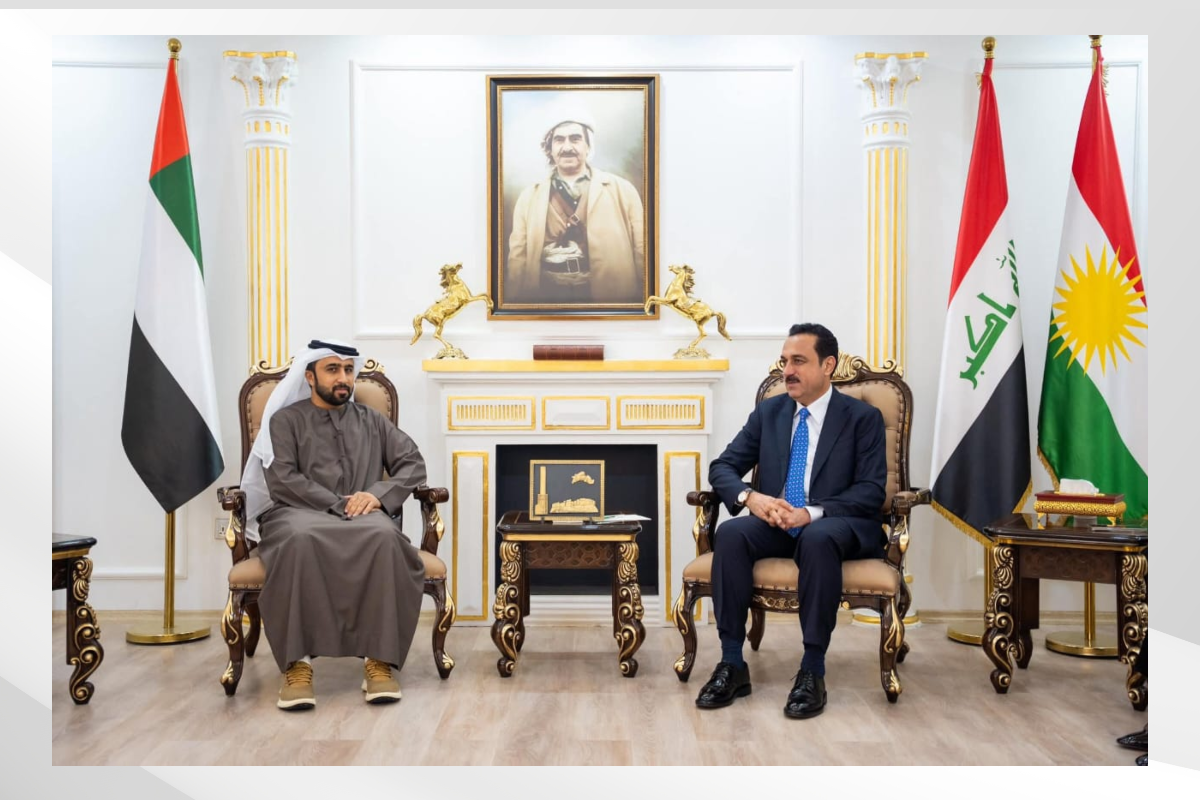 His Excellency Ahmed Hassan Suleiman Al Shehhi, UAE Consul General in Iraqi Kurdistan, met with His Excellency Omid Khoshnaw, Governor of Erbil.