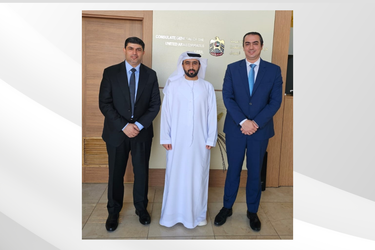 His Excellency Ahmed Hassan Suleiman Al Shehhi, UAE Consul General in the Kurdistan Region of Iraq, received Mr. Mohammed Ashraf Al Qambarji.