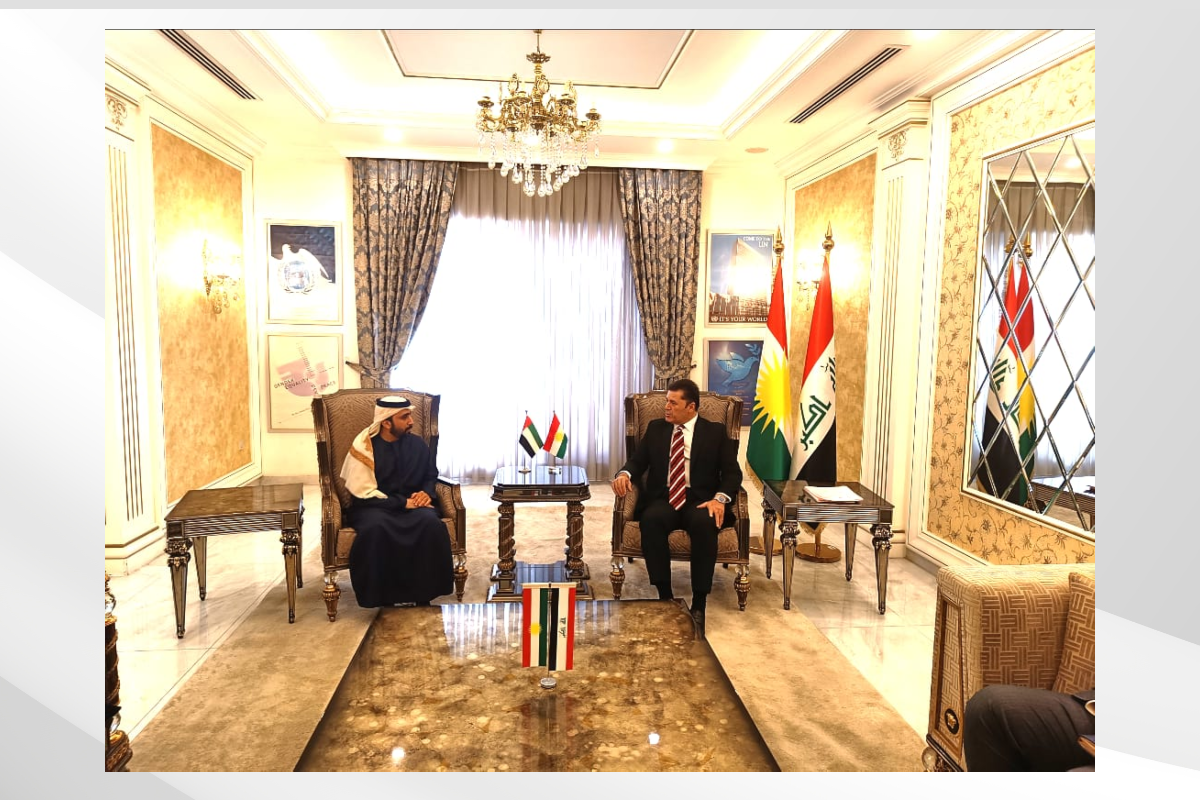 Dindar Zebari, Coordinator of International Recommendations at the Presidency of the Council of Ministers of the Kurdistan Region of Iraq, received the UAE Consul General in Erbil. During the meeting, the two sides discussed the distinguished relations between the UAE and the Republic of Iraq, including the Kurdistan Region, and explored ways to develop them. They also reviewed the region's relations with specialized international organizations and the possibility of cooperation in several areas with relevant UAE institutions.