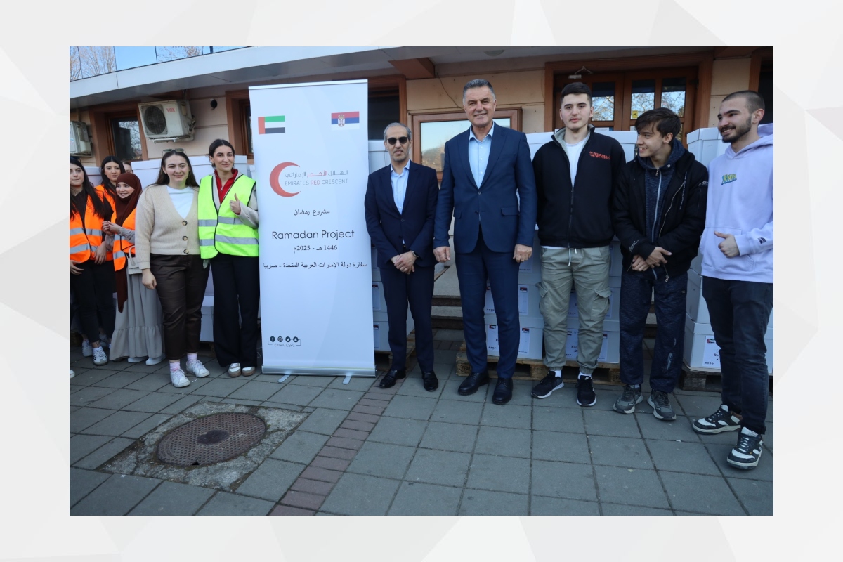 As part of a series of humanitarian activities of the United Arab Emirates in the Republic of Serbia, the UAE Embassy in Belgrade continues with the implementation of the Ramadan humanitarian package distribution program. 
