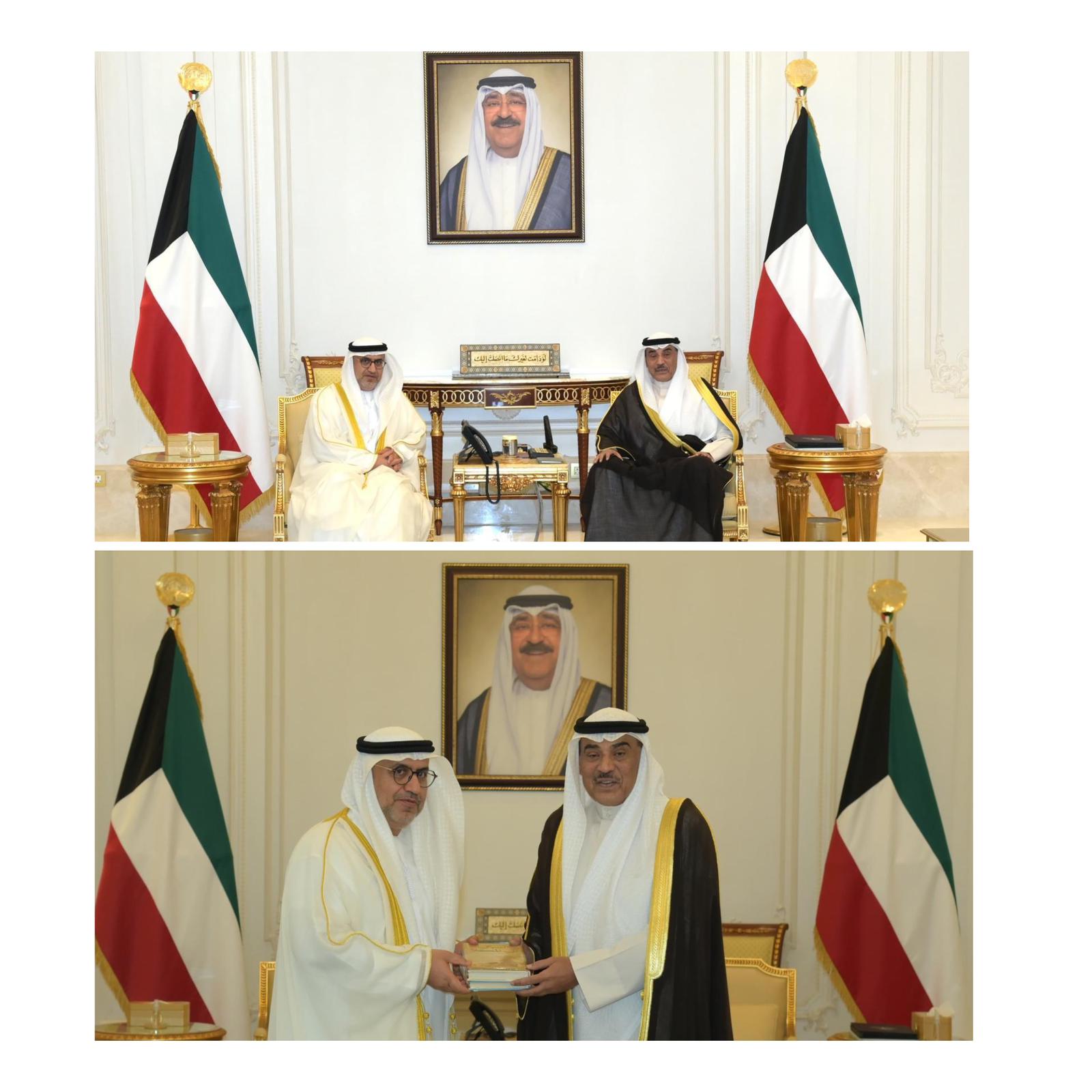 His Highness Sheikh Sabah Al-Khaled Al-Hamad Al-Sabah, Crown Prince of the of Kuwait, received His Excellency Dr. Matar Hamed Al Neyadi, UAE Ambassador to Kuwait. During the meeting, His Excellency the Ambassador handed over His Highness with a collection of books as a gift from His Excellency Dr. Anwar bin Mohammed Gargash, the Diplomatic Advisor to His Highness the President of the State

 