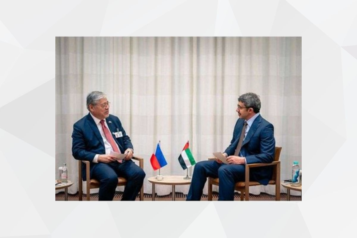 His Highness Sheikh Abdullah Bin Zayed Al Nahyan, Deputy Prime Minister and Minister of Foreign Affairs, met with H.E Enrique Manalo Secretary of the Department of Foreign Affairs of the Republic of the Philippines on the sidelines of the 79th session of the UN General Assembly (UNGA 79) in New York.