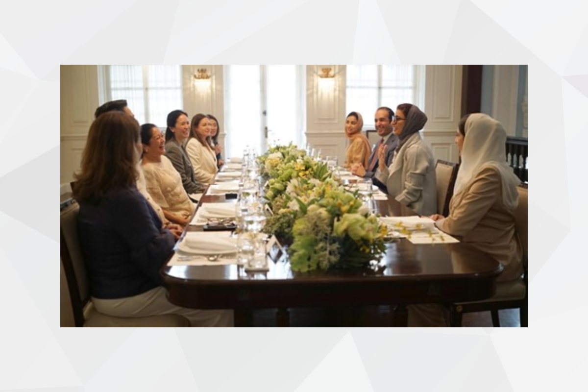Madame First Lady Liza Marcos welcomed Her Excellency Noura bint Mohammed Al Kaabi Minister of State in Manila, during Her Excellency participation in the International Conference on Women, Peace, and Security (ICWPS 2024)، Together with H.E Mohamed Alqattam Alzaabi UAE Ambassador to the Philippines.