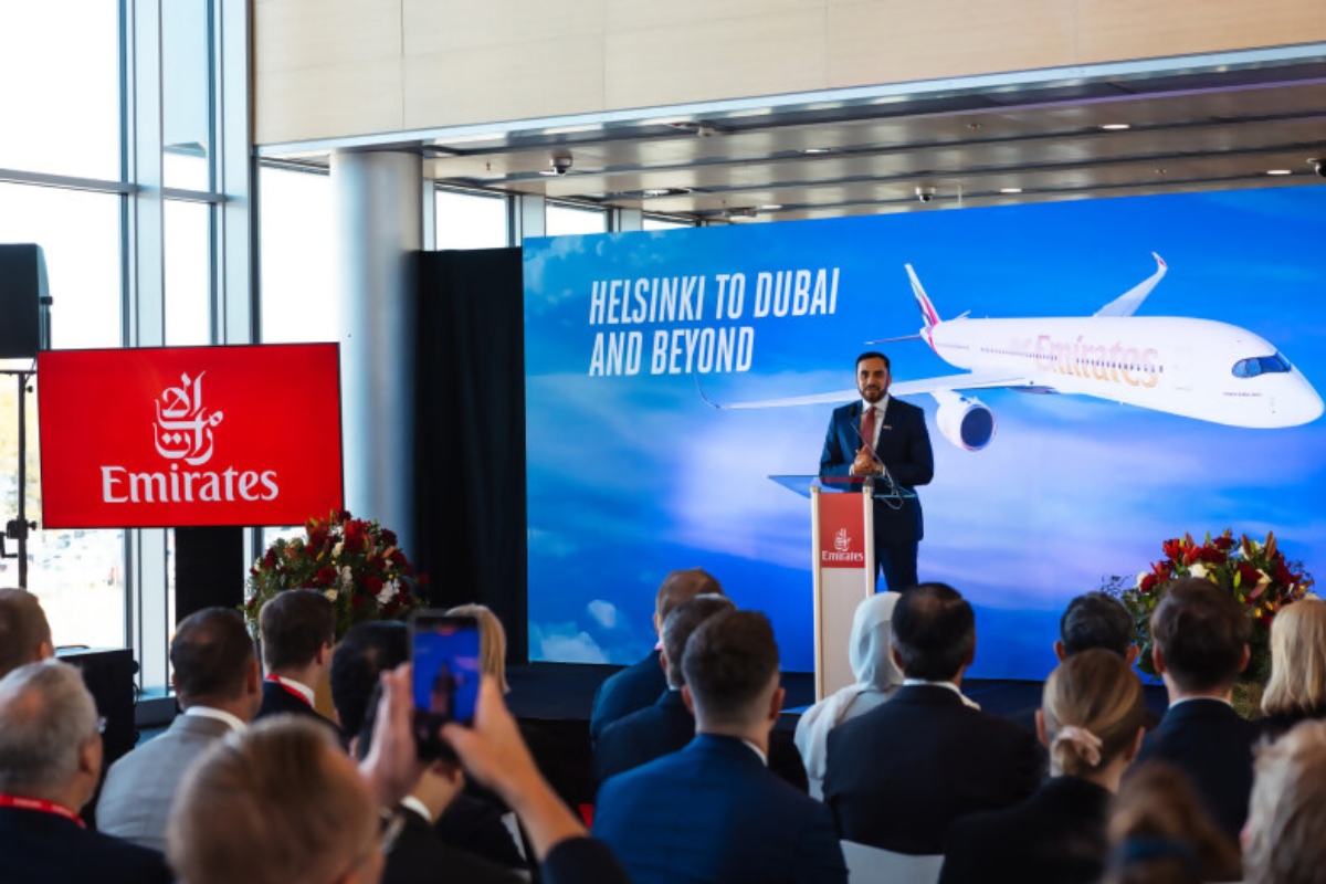 Emirates arrives in Helsinki for the first time