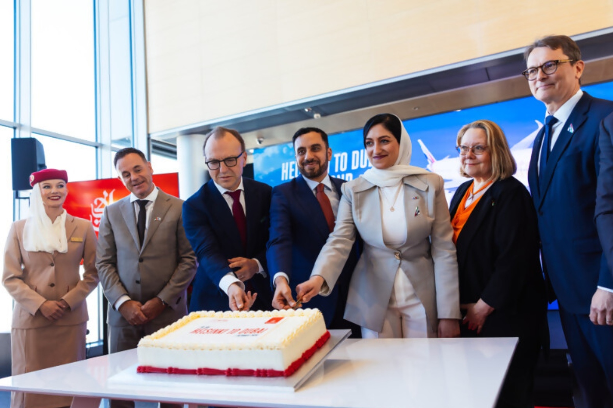 Emirates arrives in Helsinki for the first time