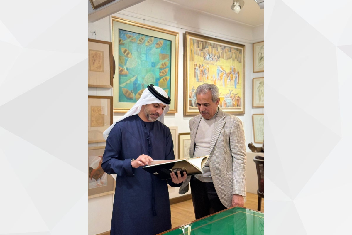  سفير الإمارات يزور معرض بيكاسو جاليري بالقاهرة