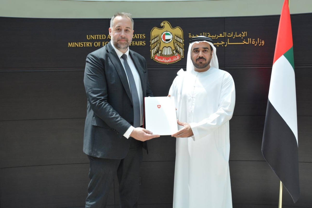 Deputy Director of MoFA’s Dubai Office receives credentials of Consul General of Switzerland