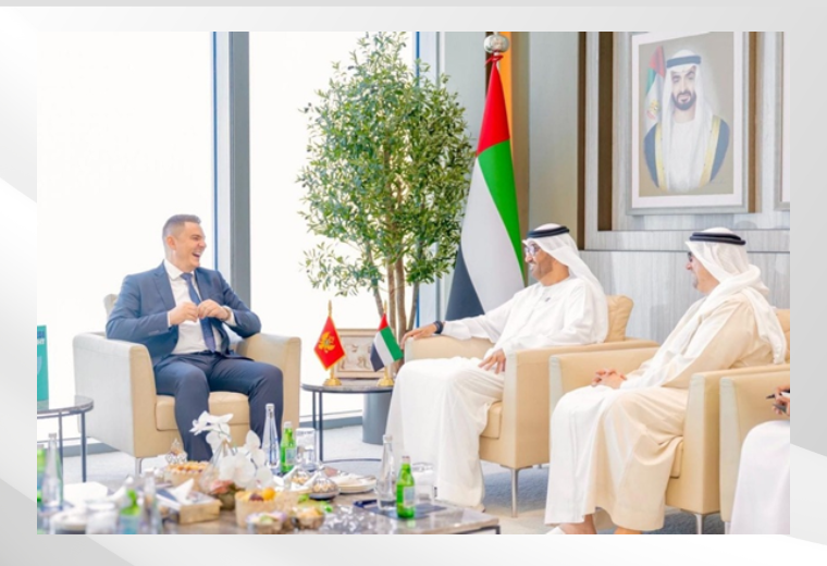 التقى معالي الدكتور سلطان أحمد الجابر وزير الصناعة والتكنولوجيا المتقدمة معالي أدمير شاهمانوفيتش وزير الطاقة والتعدين في مونتينيغرو، واتفق الجانبان على أن العلاقات بين البلدين تتمتع بإمكانيات قوية لتطوير وتحقيق نتائج ملموسة لا سيما في مجال الطاقة والتنمية المستدامة، كما تم التأكيد خلال اللقاء على أهمية تطبيق التقنيات المتقدمة بما في ذلك الذكاء الاصطناعي في قطاع الطاقة.