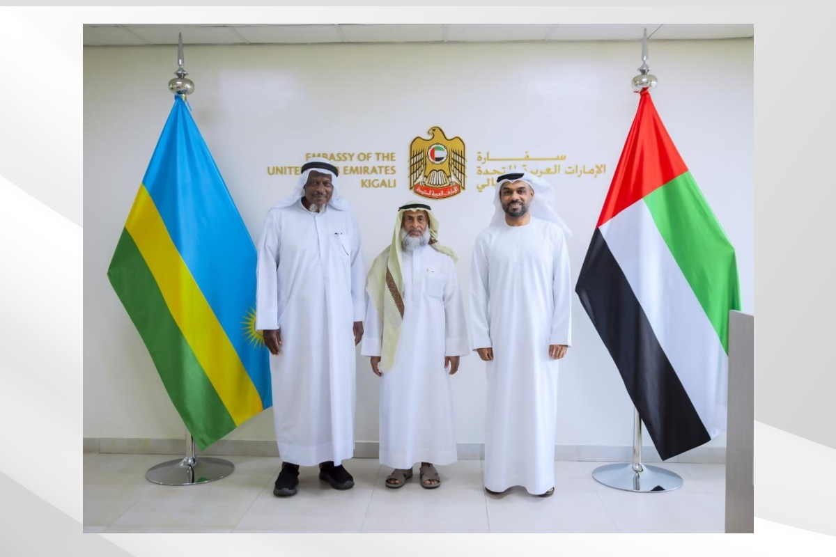 استقبل السيد محمد الكعبي، القائم بأعمال سفارة دولة الإمارات العربية المتحدة لدى جمهورية رواندا، وفدًا من جمعية الشارقة الخيرية، وذلك في إطار زيارة عمل إلى رواندا.