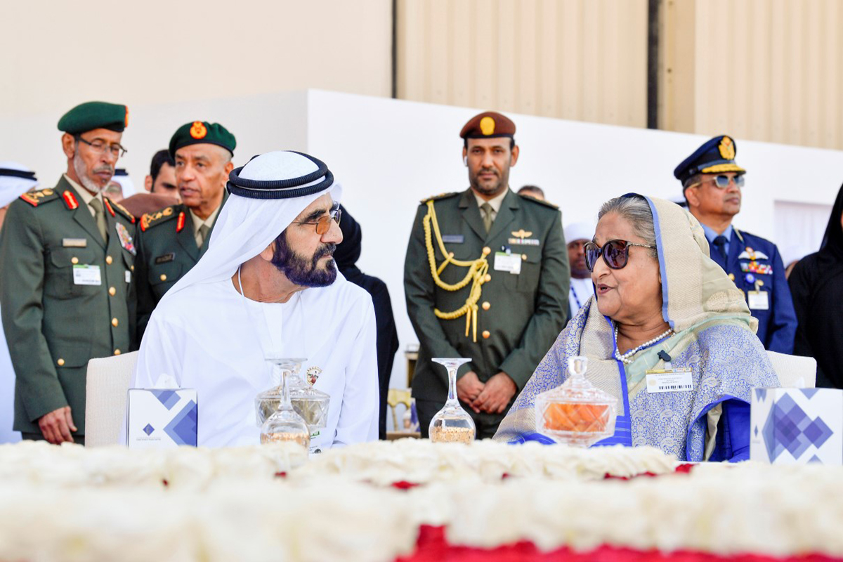 His Highness Sheikh Mohammed bin Rashid receives Bangladeshi …