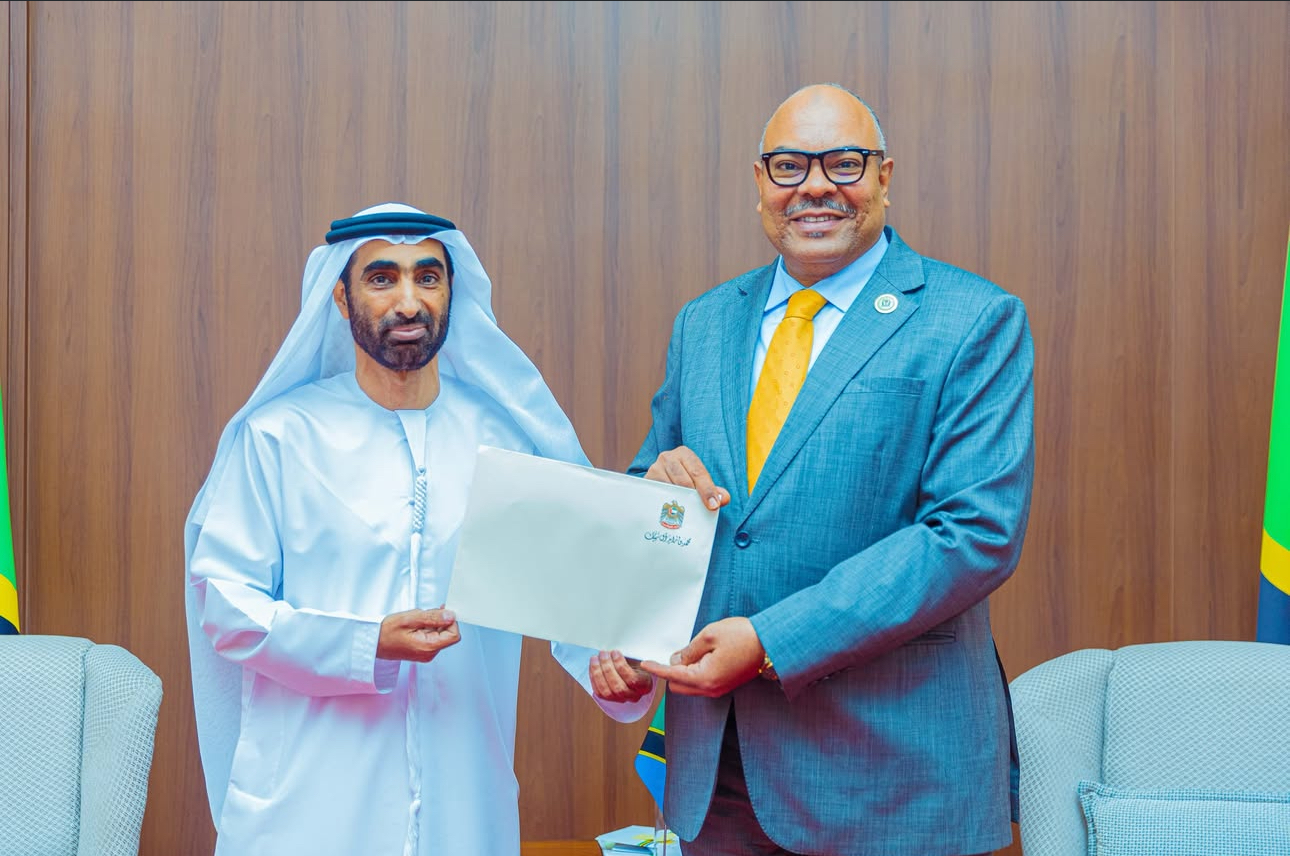 UAE Ambassador Presents a Copy of His Credentials
