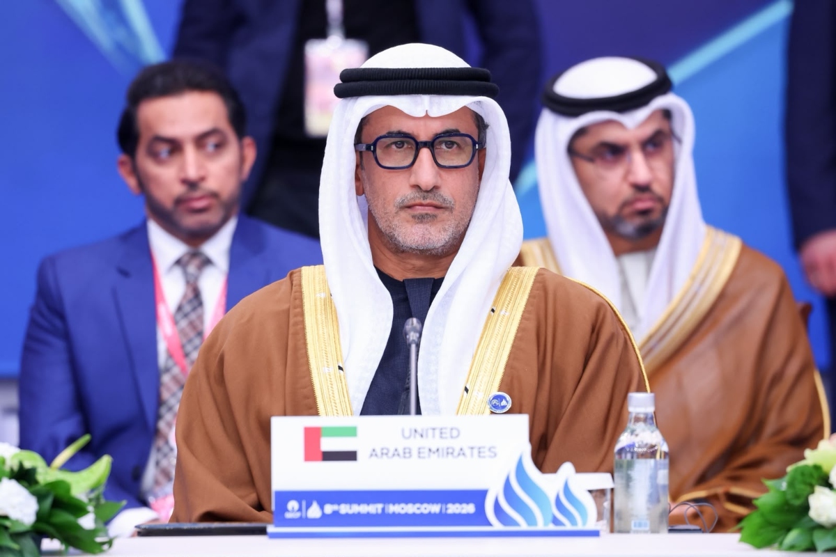 On behalf of His Highness Sheikh Mohamed bin Zayed Al Nahyan, UAE President, His Excellency Saeed Al Hajeri, Minister of State, participated in the Eighth Summit of the Gas Exporting Countries Forum (GECF), held in Moscow, Russian Federation. Hosted by His Excellency Vladimir Putin, President of the Russian Federation.
