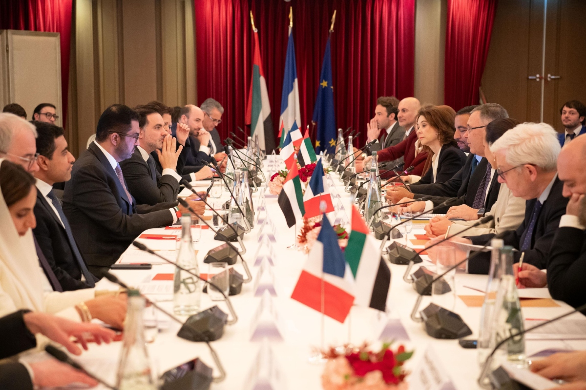 Le Haut Conseil d’affaires France-Émirats Arabes Unis a tenu à Paris sa troisième réunion plénière, co-présidée par Dr Sultan Al Jaber, ministre émirien de l’Industrie et des Technologies avancées et Président-directeur général d’ADNOC, et M. Patrick Pouyanné, président-directeur général de TotalEnergies. 



