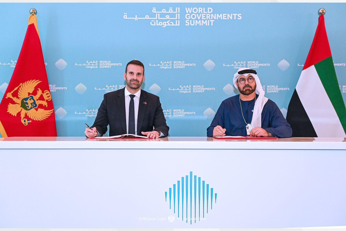 وقعت حكومة دولة الإمارات العربية المتحدة وحكومة الجبل الأسود مُذكرة تفاهم لتبادل الخبرات في مجال التطوير والتحديث الحكومي، على هامش القمة العالمية للحكومات 2025.
