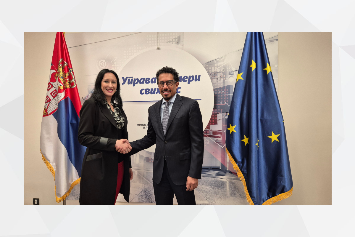 In an effort to strengthen cooperation between the UAE and the Republic of Serbia, H.E. Jelena Zaric Kovacevic, Minister of State Administration and Local Self-Government of Serbia, welcomed H.E. Ahmed Hatem Almenhali, the Ambassador of the United Arab Emirates in Belgrade at the Ministry headquarters. The meeting focused on discussing ways to enhance relations between the two countries and to broaden cooperation in the field of innovation in public administration as well as other areas of mutual interest.