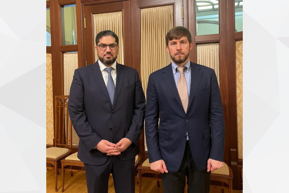 His Excellency Ambassador Dr. Mohammed Ahmed Al Jaber met with His Excellency Ruslan Edelgiriev, Advisor to the President of the Russian Federation on Climate Affairs. During the meeting