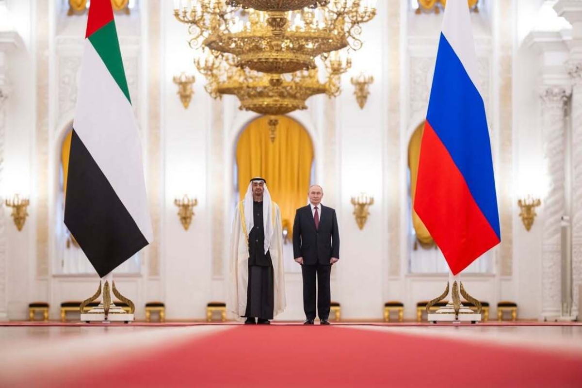 His Highness Sheikh Mohamed bin Zayed Al Nahyan, President of the United Arab Emirates, held talks with His Excellency Vladimir Putin, President of the Russian Federation, during their meeting in Moscow