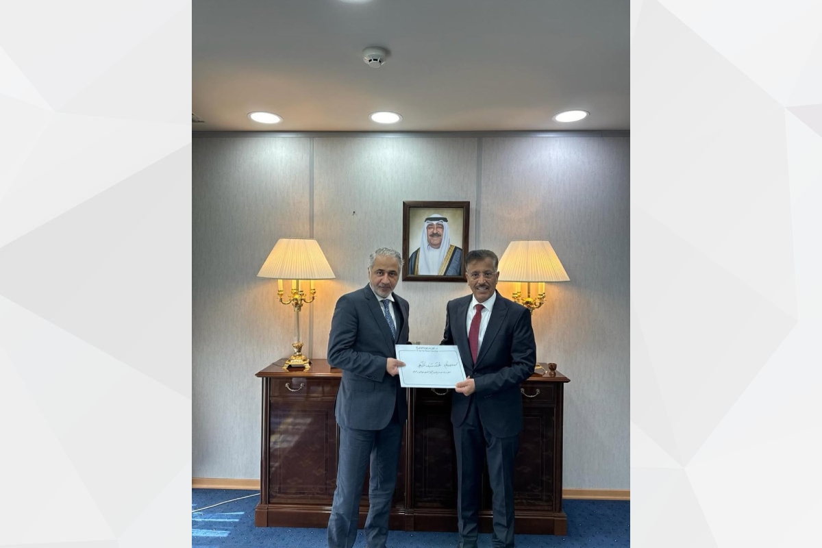Mohammed Saif Al Shehhi, UAE Ambassador in Nicosia, received a congratulatory letter from Dr. Ahmed Nasser Al-Mohammad Al-Sabah, on the occasion of receiving 
