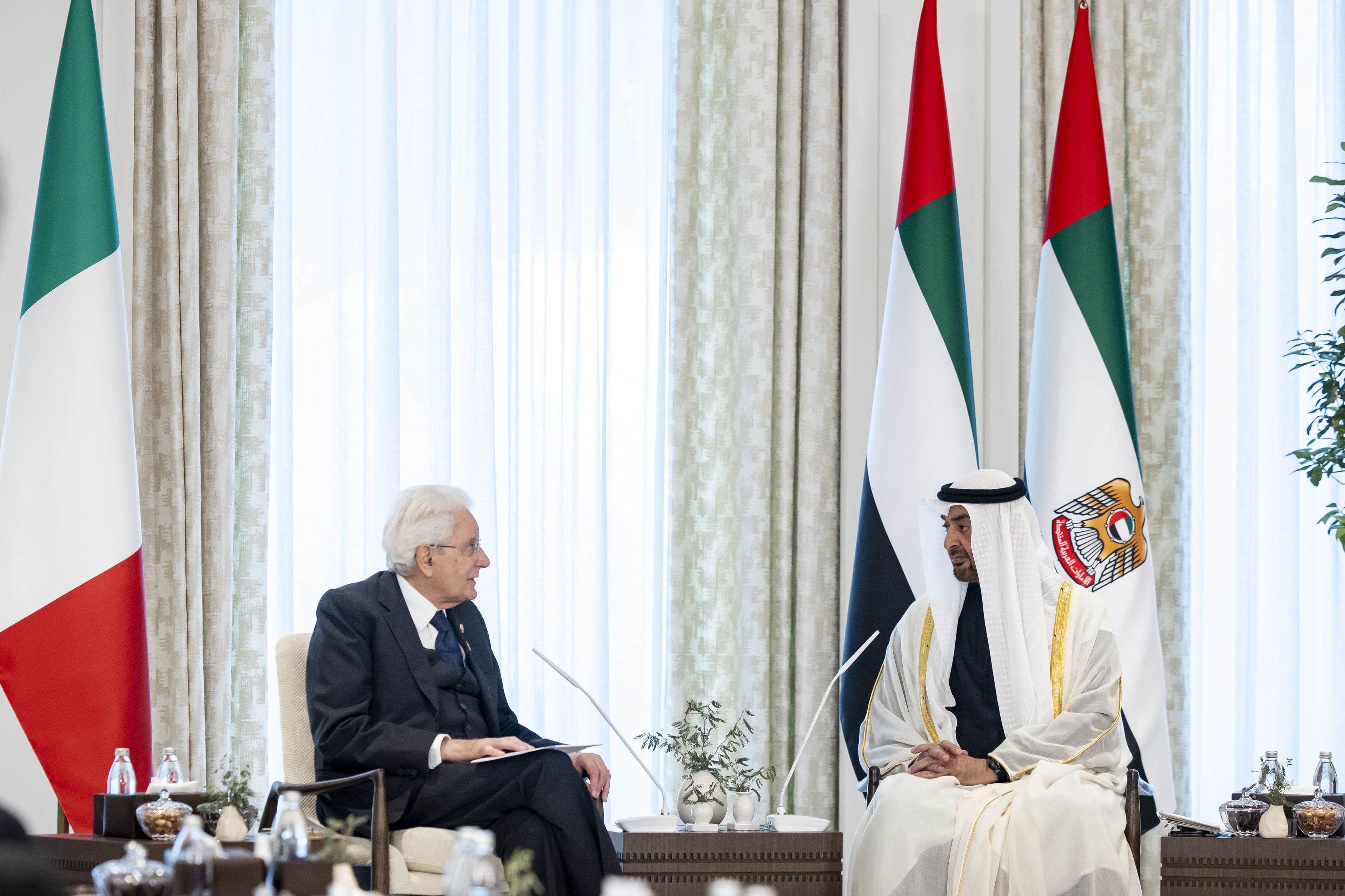 UAE President receives Italian President during state visit to UAE