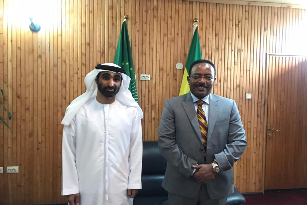 H.E Mohamed Salem Al-Rashedi, UAE ambassador to Ethiopia, met with H.E Redwan Hussein, state Minister of ministry of Ethiopian Foreign Affairs. During the meeting, issues related to enhancing joint cooperation between the two countries in a many fields were discussed.