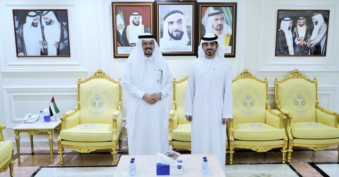 استقبال القنصل العام للدولة في جدة للدكتور حسن بن سلطان بصفر