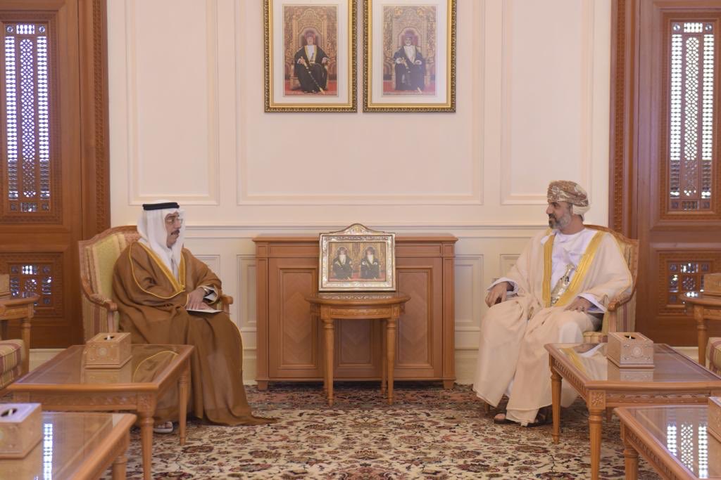 His Excellency the Ambassador, Muhammad Sultan Al-Suwaidi, met His Excellency Sheikh Khalid bin Hilal Al-Maawali, Chairman of Majlis A’Shura of Oman