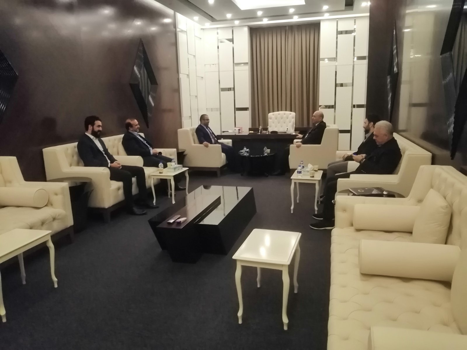 His Excellency Ahmed Al Dhaheri, Consul General of the UAE to the Kurdistan Region of Iraq, visited the headquarters of the Hemn Investment Group in Erbil, during which he met with Mr. Khaled Khoshnaw, the group's head.