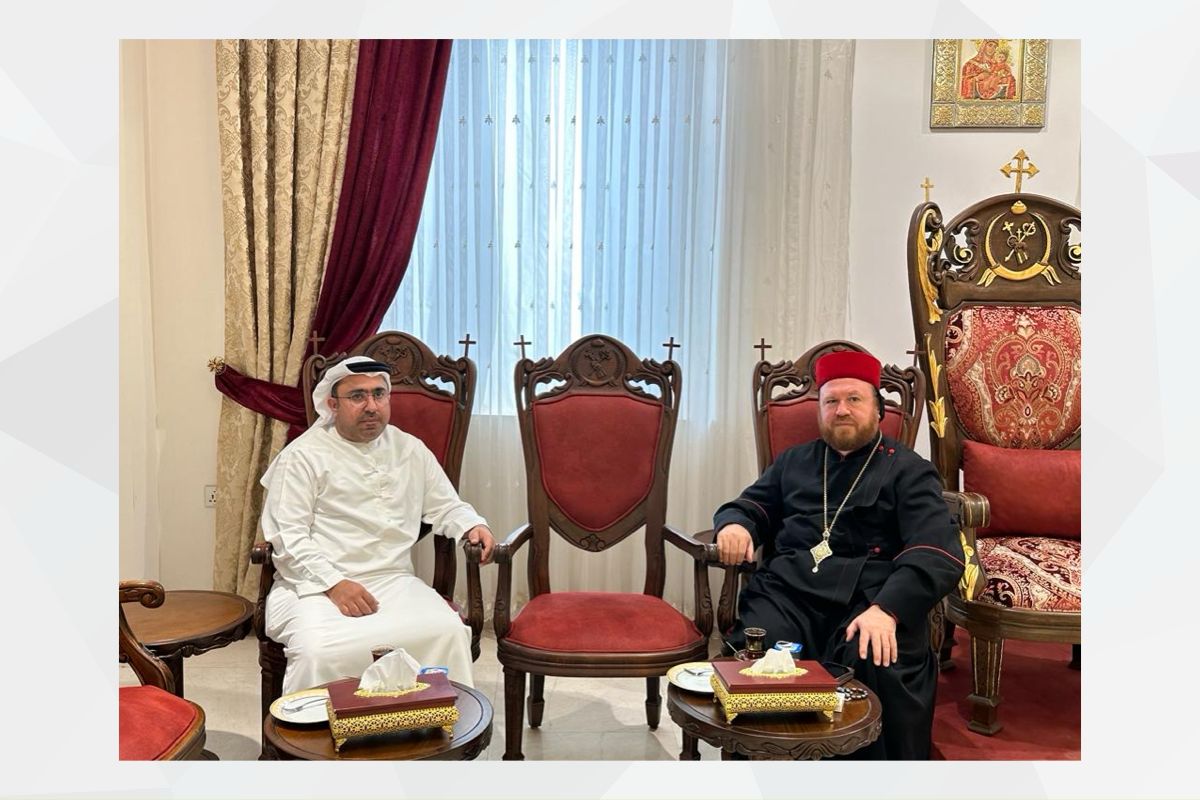 His Excellency Ahmed Al Dhaheri, Consul General of the Kurdistan Region of Iraq, visited the Umm Al Nour Orthodox Church in Erbil, during which he met with Bishop Mar Nicodemus Daoud