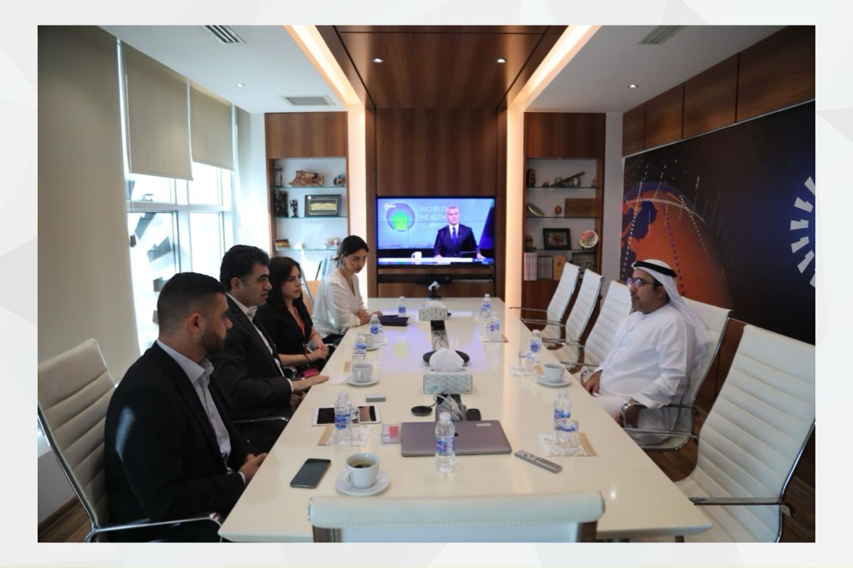His Excellency Ahmed Al Dhaheri, Consul General of the UAE to the Kurdistan Region of Iraq, visited the Rudaw Media Foundation, the leading institution in the Kurdistan Region
