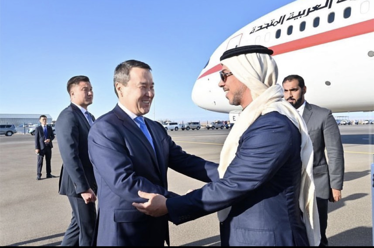 His Highness Sheikh Mansour bin Zayed Al Nahyan arrived in the Republic of Kazakhstan