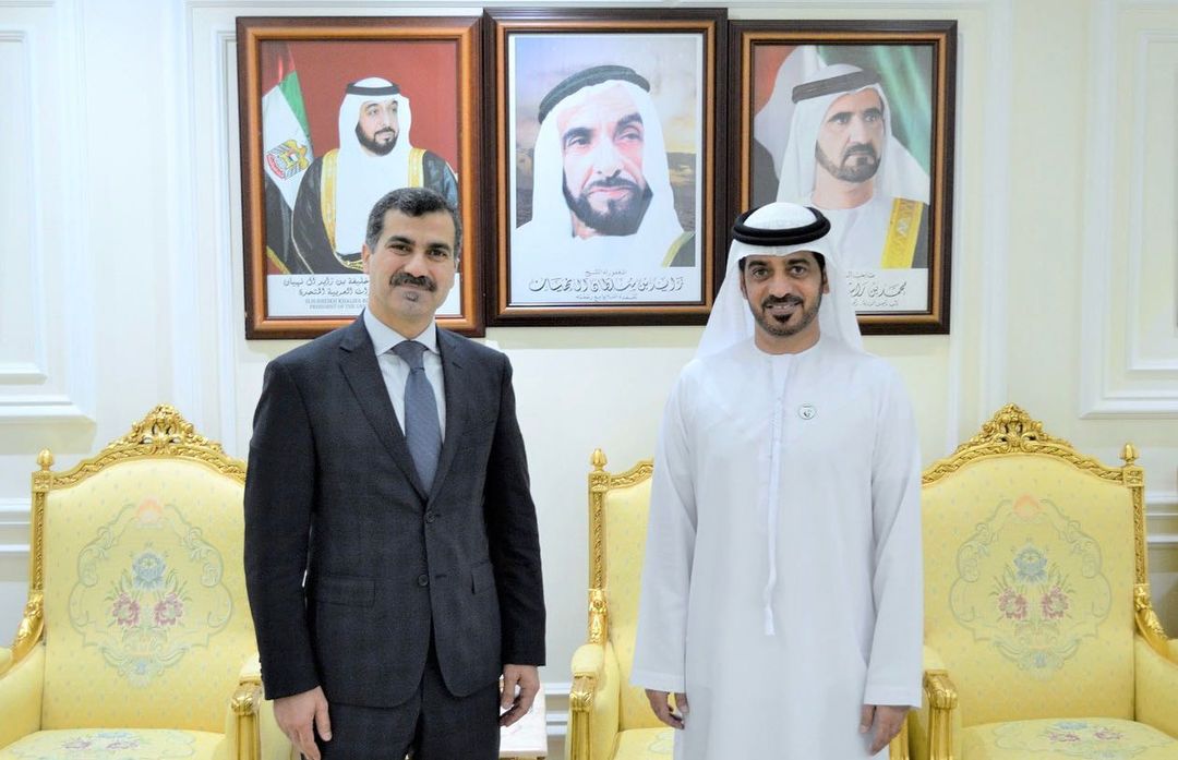 استقبل سعادة ناصر هويدن الكتبي قنصل عام الدولة لدى جدة سعادة محمد سمير قنصل عام جمهورية العراق بجدة 