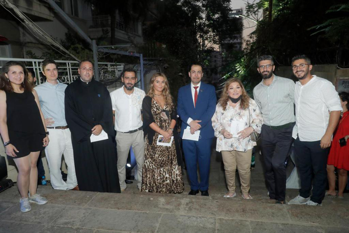 The event saw the participation of Fahed Al Kaabi, Chargé d'affaires of the UAE Embassy in Lebanon, along with several cultural and artistic personnel.
