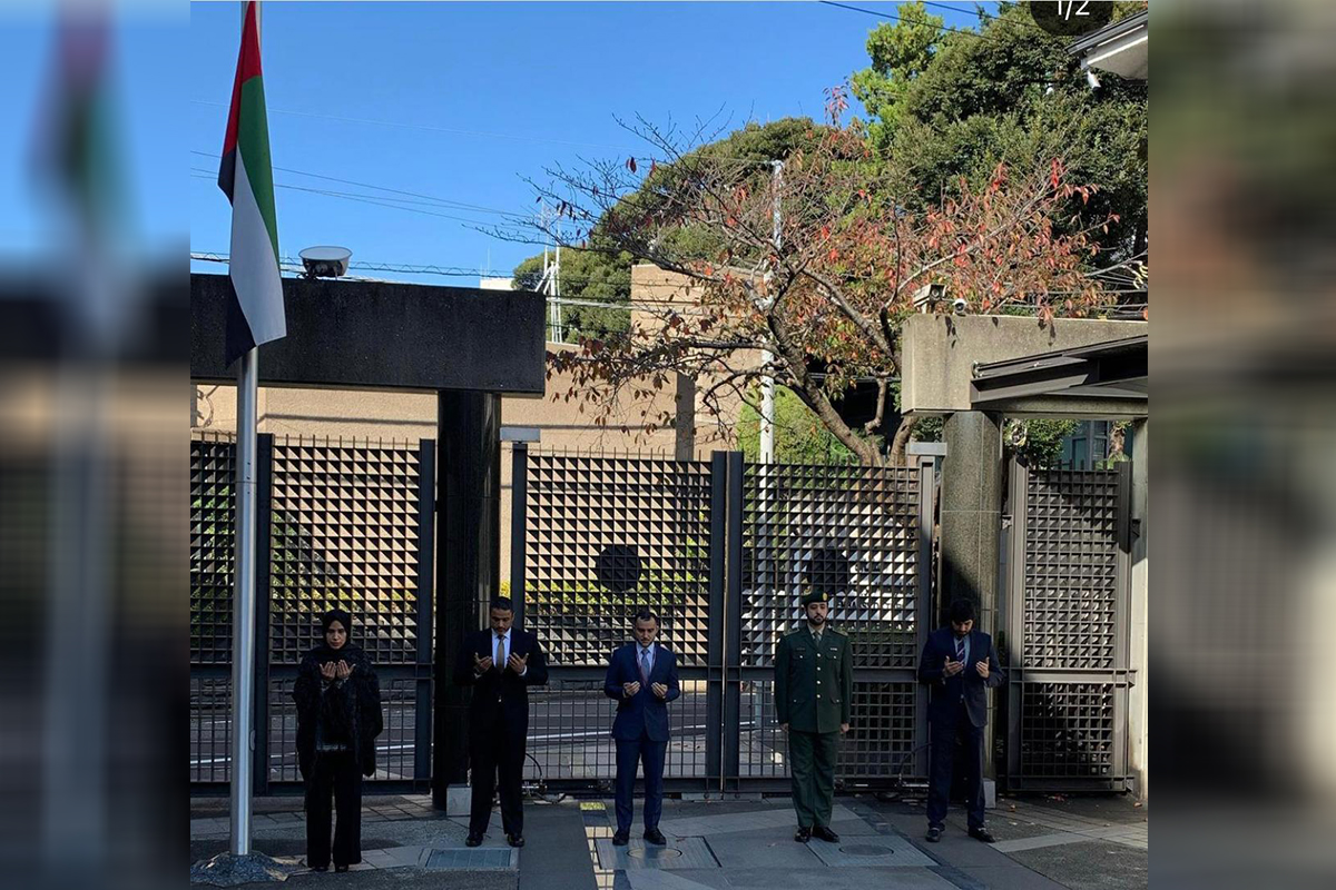 أقامت سفارة دولة الإمارات العربية المتحدة ومكتب الملحق العسكري في طوكيو احتفالا بمناسبة 