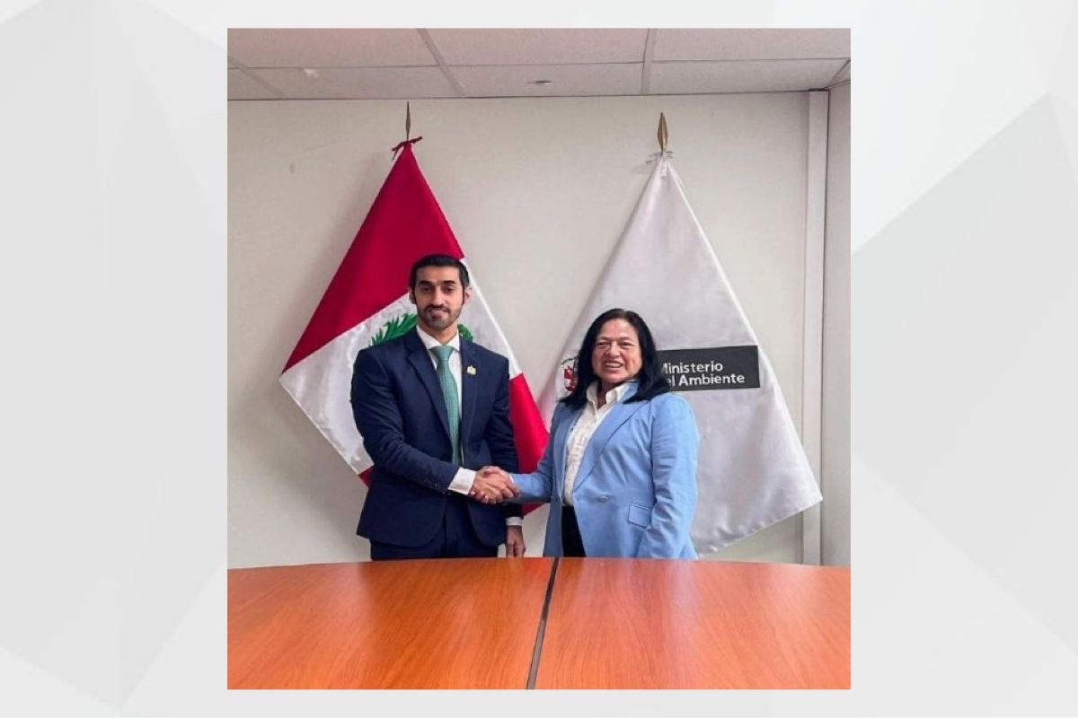 H.E. Mohamed Alshamsi, UAE Ambassador to Peru held a meeting with H.E. Albina Ruiz, Minister of Environment.