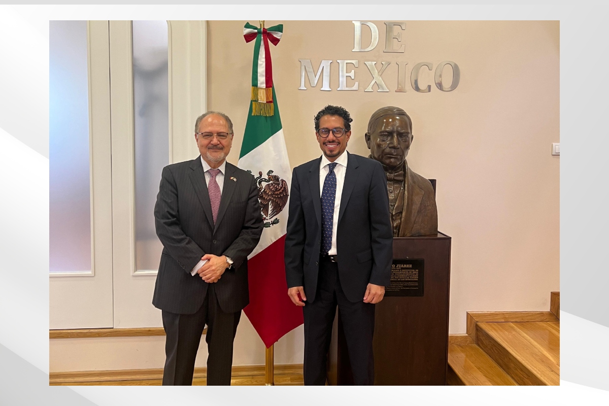 H.E. Ahmed Hatem Almenhali, Ambassador of the United Arab Emirates to the Republic of Serbia, met with H.E. Carlos Isauro Félix Corona, Ambassador of the United Mexican States in Belgrade
