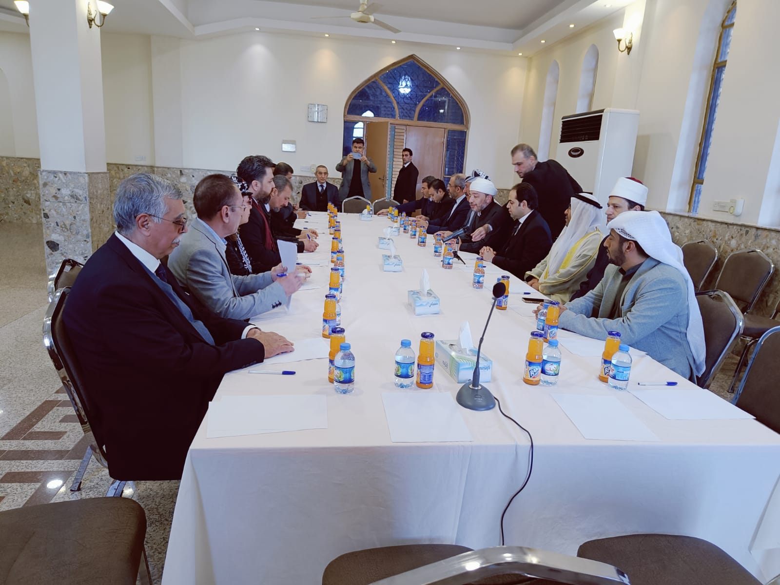 His Excellency Ahmed Al Dhaheri, Consul General of the UAE in the Kurdistan Region of Iraq attended a dialogue table set up by the delegation of the Council of Muslim Elders and representatives of components and sects in the Kurdistan Region of Iraq.