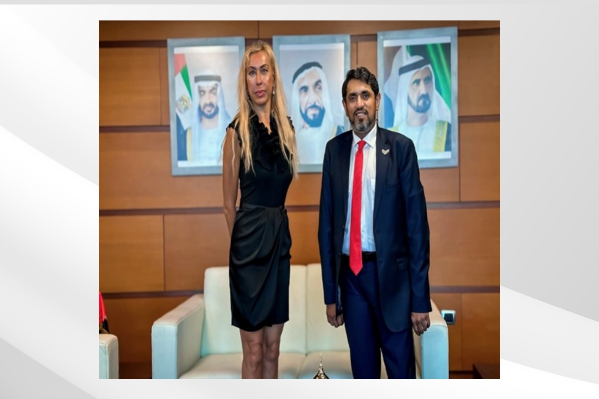 Mr. Khaled Ali Alnuaimi, Chargé d'Affaires of the United Arab Emirates Embassy in Peru, received Ms. Natalia Sentekova, Minister Counselor of the Russian Embassy in Lima.