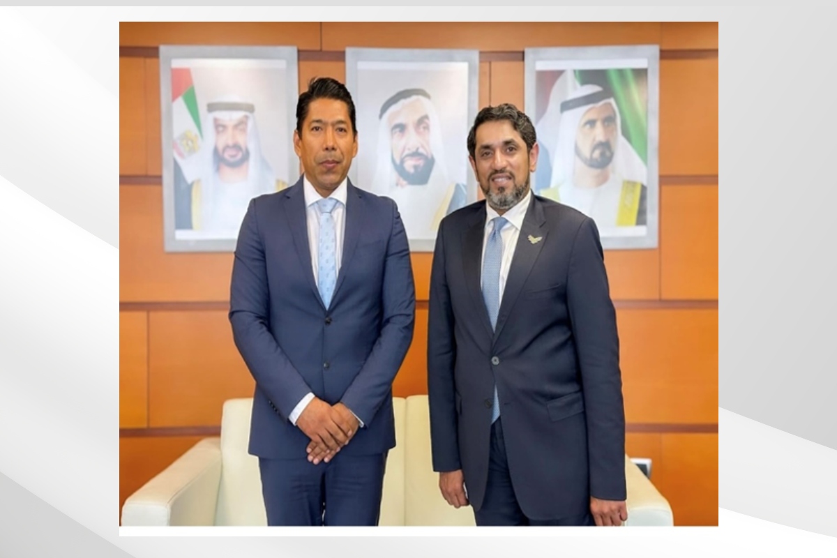 Mr. Khaled Ali Alnuaimi, Chargé d'Affaires of the United Arab Emirates Embassy in Peru, held a meeting with H.E. Carlos Aparicio Vedia, Ambassador of the Plurinational State of Bolivia.