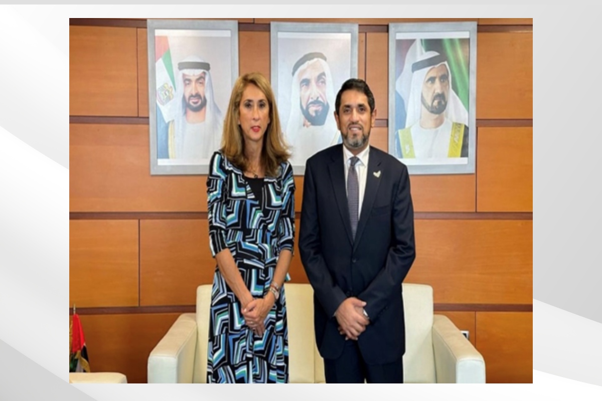 Mr. Khaled Ali Alnuaimi, Chargé d´Affaires of the United Arab Emirates Embassy in Peru, received Minister Counselor Katia Mercedes Angeles Vargas, the new Consul General of Peru in Dubai.