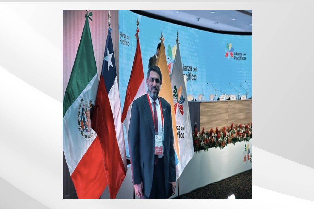 Mr. Khaled Ali Anuaimi, Chargé d'Affaires of the Embassy of the United Arab Emirates in Peru, participated in the Pacific Alliance Cooperation Forum, which took place in Lima, Peru.