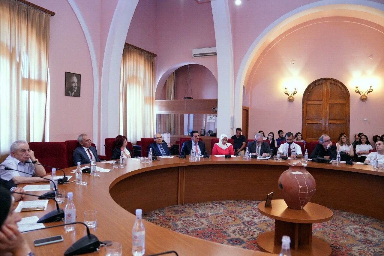 ՀՀ-ում ԱՄԷ դեսպանության՝ 2022թ․ մշակութային նախաձեռնությունների շրջանակում, ԱՄԷ դեսպանության գործերի ժամանակավոր հավատարմատար Ահլամ Ռաշիդ ալ-Սալամին ելույթ է ունեցել 
