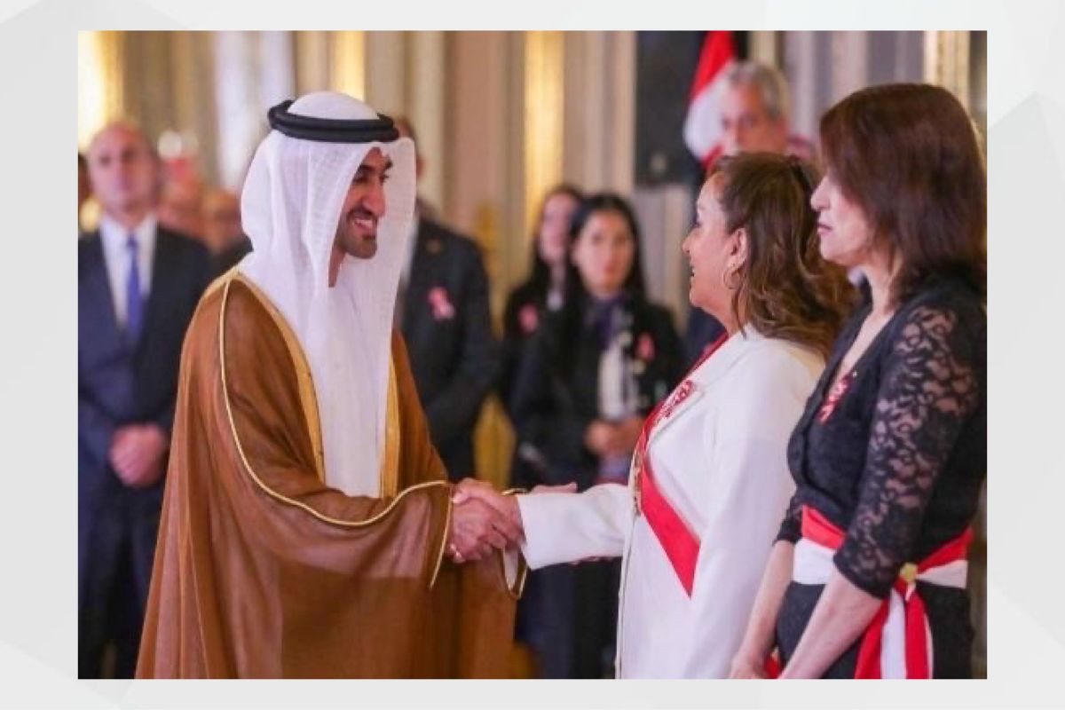 H.E. Mohamed Alshamsi, UAE Ambassador to Peru attended the reception offered by H.E. Dina Ercilia Baluarte, President of the Republic of Peru, on the occasion of Peru National Day. 