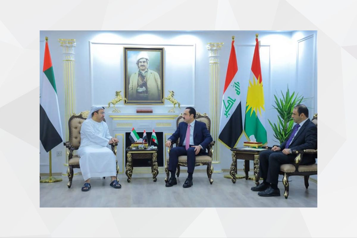 His Excellency Ahmed Al Dhaheri, Consul General of the UAE in the Kurdistan Region of Iraq, met with His Excellency Omid Khoshnaw, Governor of Erbil
