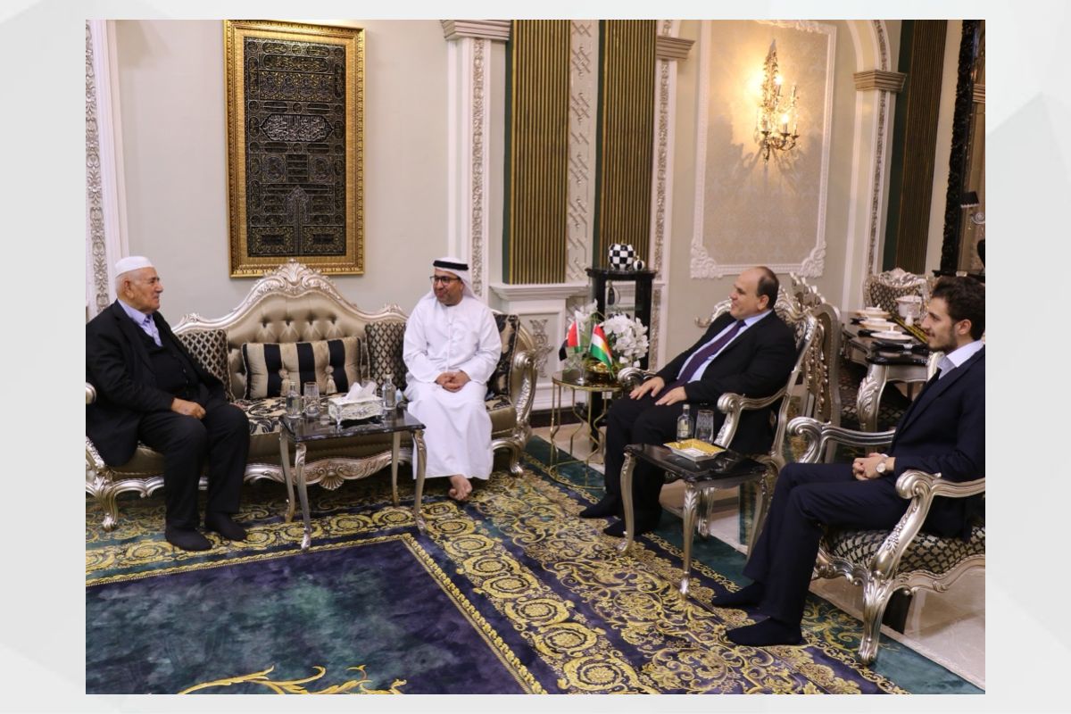 His Excellency Ahmed Al Dhaheri, Consul General of the United Arab Emirates in the Kurdistan Region of Iraq, met with His Excellency Kamal Abbas Ahmed Agha, a notable of the Erbil Governorate in the Kurdistan Region of Iraq