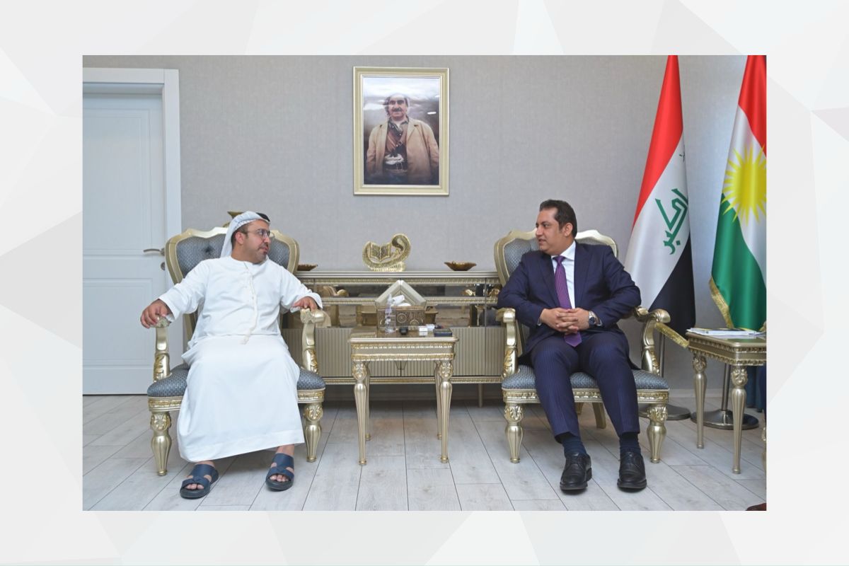 His Excellency Ahmed Al Dhaheri met with His Excellency Alan Hama Saeed, Minister of Education of the Kurdistan Regional Government of Iraq. During the meeting, His Excellency congratulated His Excellency the Minister on the occasion of the start of the new academic year.
